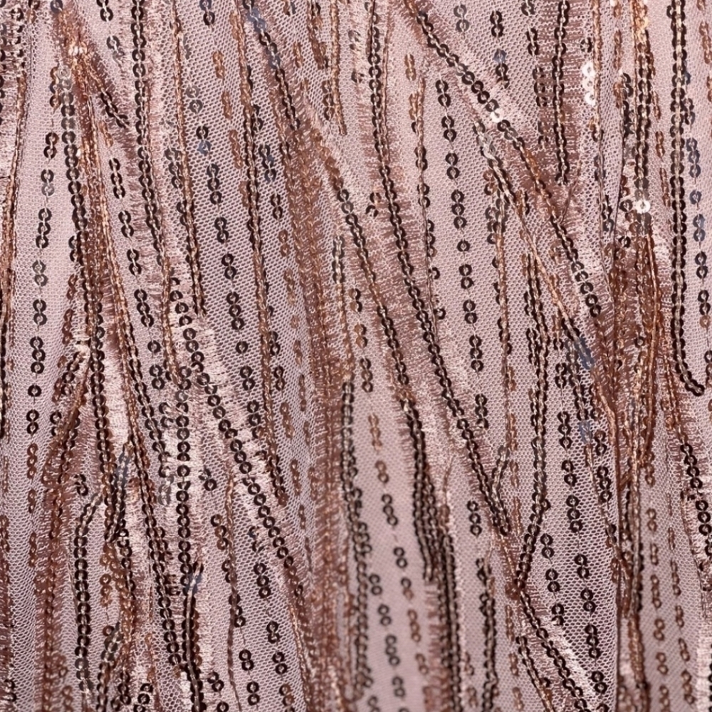 Black Label Eva Sequin Fringe Jumpsuit - Picture 5 of 5